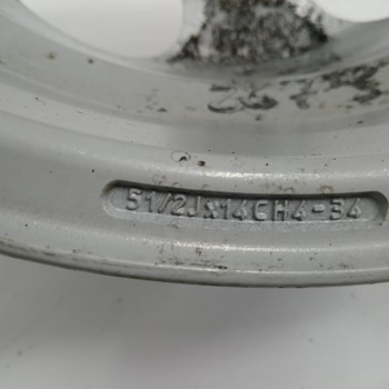 Recambio de llanta para peugeot 206 berlina 2.0 hdi cat referencia OEM IAM BOHEME 5,5JX14 CH4 34 4H 4X108