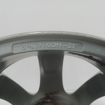 Recambio de llanta para peugeot 307 (s1) 2.0 hdi cat referencia OEM IAM 9652489880 6,5JX16CH4-31 4H 4X108