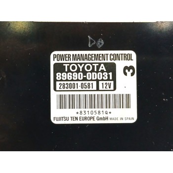 Recambio de modulo electronico para toyota yaris 1.3 16v cat referencia OEM IAM 896900D031 2830010581 