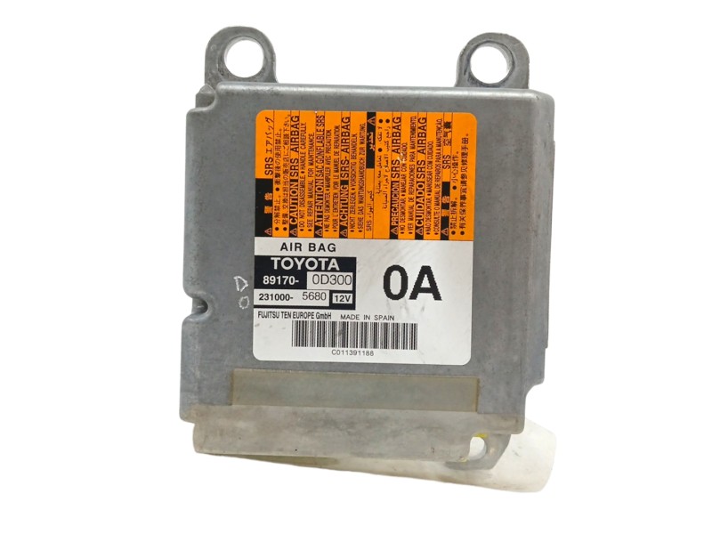 Recambio de centralita airbag para toyota yaris 1.3 16v cat referencia OEM IAM 891700D300 2310005680 