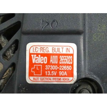 Recambio de alternador para kia sportage 2.0 cat referencia OEM IAM A0002655023 3730022650 