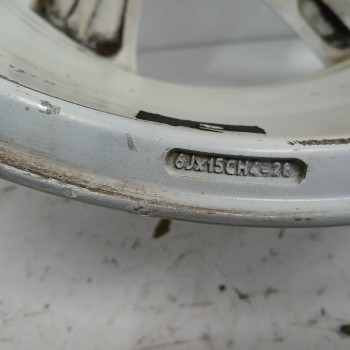 Recambio de llanta para peugeot 206 cc 1.6 16v cat referencia OEM IAM SIROCCO 6JX15CH4 ET28 4H 4X108