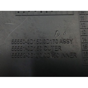 Recambio de guantera para toyota yaris 1.3 16v cat referencia OEM IAM 555500D150  