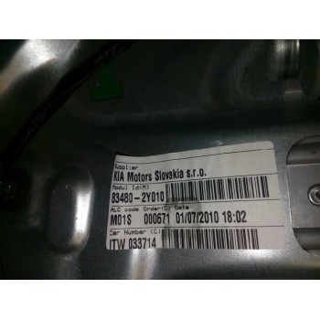 Recambio de elevalunas trasero derecho para hyundai ix35 style 2wd referencia OEM IAM CABLE 834602S000 CAESPECIFICOS