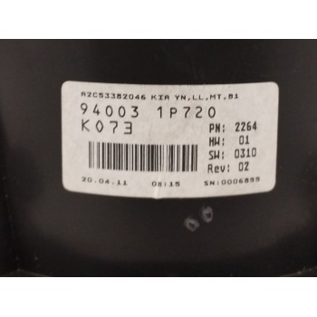 Recambio de cuadro instrumentos para kia venga concept referencia OEM IAM 940031P720 A2C53382046 