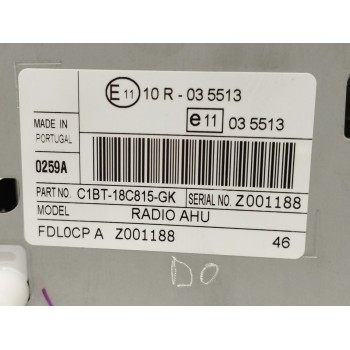Recambio de sistema audio / radio cd para ford c-max 1.6 16v ti-vct cat referencia OEM IAM C1BT18C815GK  