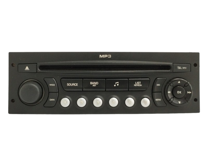 Recambio de sistema audio / radio cd para peugeot 207 cc 1.6 16v referencia OEM IAM 96633422XT A2C53119559 