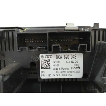 Recambio de mando climatizador para audi a1 sportback (8xf) 1.0 tfsi referencia OEM IAM 8XA820043  