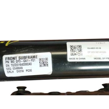 Recambio de puente delantero para tesla model 3 (5yj3) ev referencia OEM IAM 104453101B  1044531-01-B