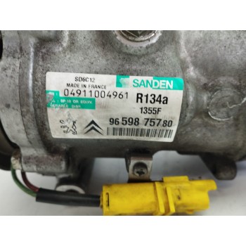 Recambio de compresor aire acondicionado para peugeot 207 1.6 16v referencia OEM IAM 9659875780  