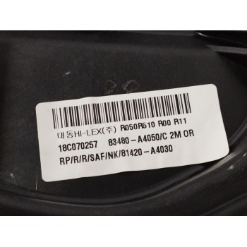 Recambio de elevalunas trasero derecho para kia carens iv 1.6 gdi referencia OEM IAM 83480A4050 83460A4010 