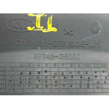 Recambio de aletin trasero izquierdo para kia niro i (de) 1.6 gdi hybrid referencia OEM IAM 87743G5000  