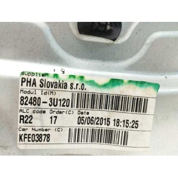 Recambio de elevalunas delantero derecho para kia sportage iii (sl) 1.7 crdi referencia OEM IAM 824803U120  