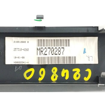 Recambio de cuadro instrumentos para mitsubishi space star (dg0) 1.8 gdi cat referencia OEM IAM MR270287 216512602B 2573104260