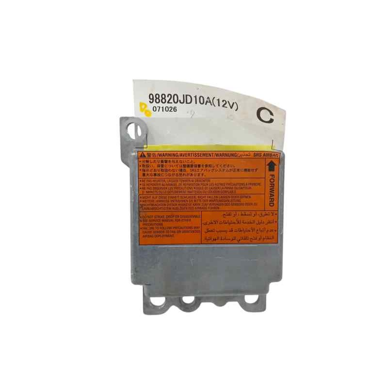 Recambio de centralita airbag para nissan qashqai i (j10, nj10) 2.0 dci referencia OEM IAM 98820JD10A  