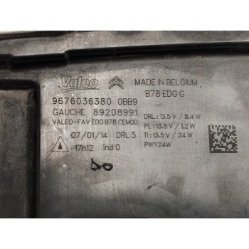 Recambio de piloto delantero izquierdo para citroën c4 picasso 1.6 blue-hdi fap referencia OEM IAM 9676036380  