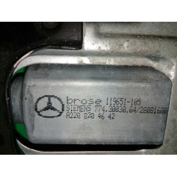 Recambio de elevalunas delantero izquierdo para mercedes-benz clase c (w203) berlina 32 amg (203.065) referencia OEM IAM FUNDA 2