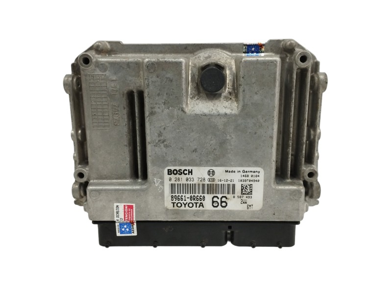 Recambio de centralita motor uce para toyota rav 4 2.0 d-4d cat referencia OEM IAM 896610R660 0281033728 
