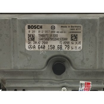 Recambio de centralita motor uce para mercedes-benz clase b (w245) 2.0 cdi cat referencia OEM IAM A6401506879 0281012957 