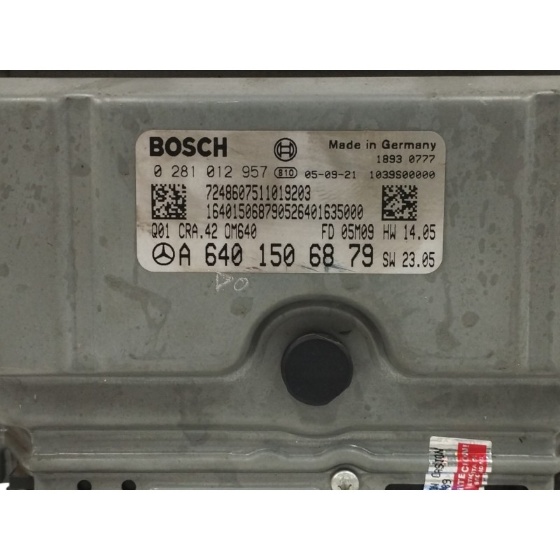 CENTRALITA MOTOR UCE 0281012957