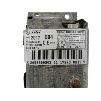 Recambio de airbag delantero izquierdo para mercedes-benz clase c coupé (c205) c 180 (205.340) referencia OEM IAM A205600202 341