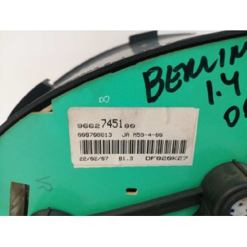 Recambio de cuadro instrumentos para peugeot 206 berlina 1.4 referencia OEM IAM 9662745180  