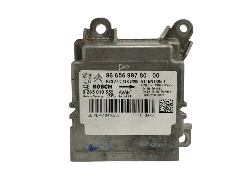 Recambio de centralita airbag para peugeot 207 1.6 16v referencia OEM IAM 9665699780 0285010555 
