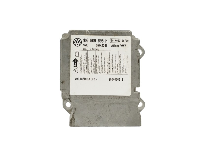 Recambio de centralita airbag para seat toledo (5p2) 2.0 tdi referencia OEM IAM 1K0909605H 5WK43411 