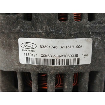 Recambio de alternador para ford focus berlina (cak) 1.8 tddi turbodiesel cat referencia OEM IAM 98AB10300JE 90A A115IM