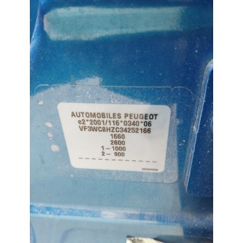 Recambio de carroceria corte para peugeot 207 1.4 hdi referencia OEM IAM   