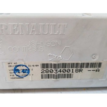Recambio de pantalla multifuncion para renault clio grandtour exception referencia OEM IAM 280340018R  
