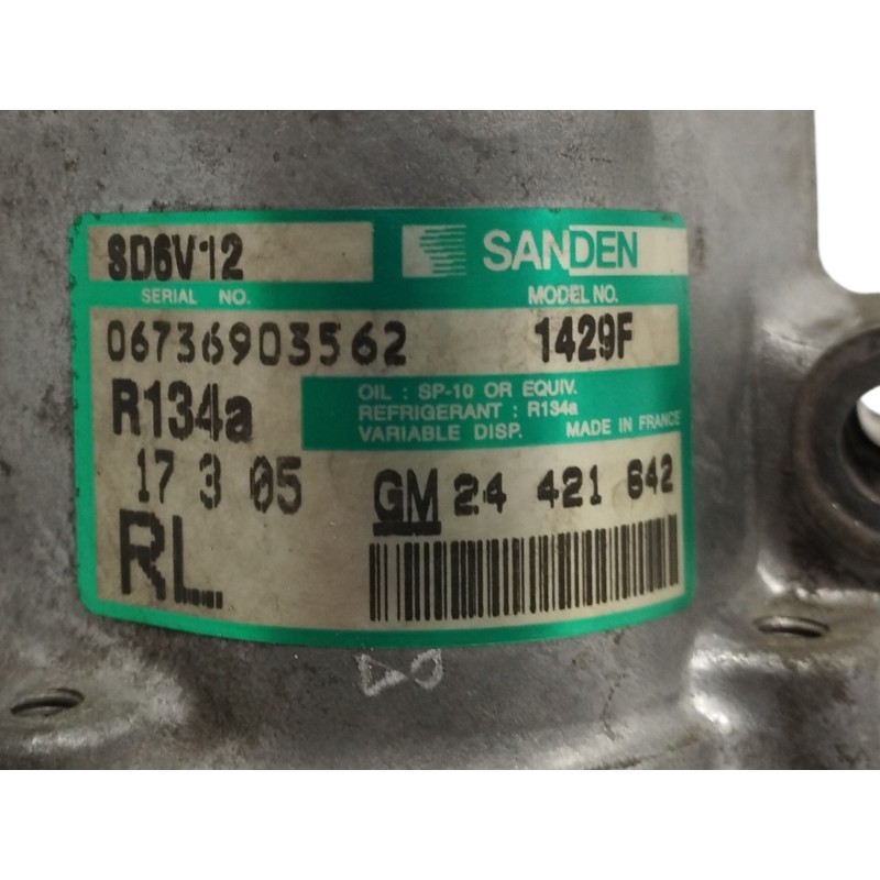 COMPRESOR AIRE ACONDICIONADO SD6V12