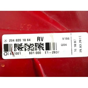 Recambio de piloto trasero izquierdo para mercedes-benz clase c (w204) lim. c 220 cdi blueefficiency (204.002) referencia OEM IA