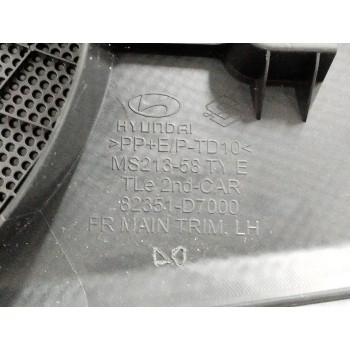 Recambio de guarnecido puerta delantera izquierda para hyundai tucson 1.6 cat referencia OEM IAM 82351D7000 NEGRO 