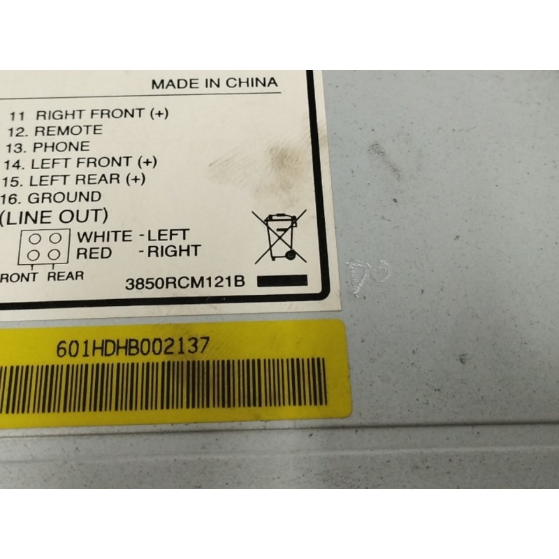 SISTEMA AUDIO / RADIO CD