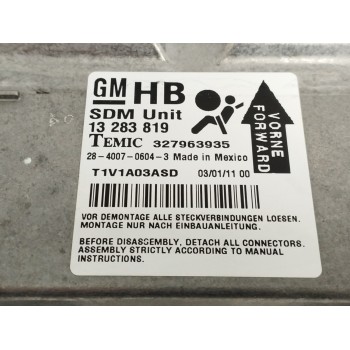 Recambio de centralita airbag para opel corsa d 1.4 16v cat (a 14 xer / ldd) referencia OEM IAM 13283819  