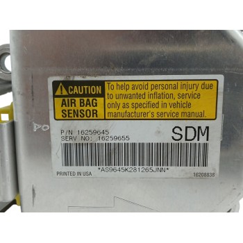 Recambio de centralita airbag para chevrolet express autobús 5.3 2500 referencia OEM IAM 16259645  