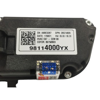 Recambio de mando calefaccion / aire acondicionado para opel crossland x 1.2 referencia OEM IAM 98114000YX  
