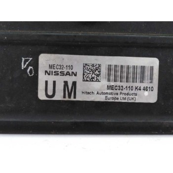 Recambio de centralita motor uce para nissan micra (k12e) 1.2 cat referencia OEM IAM MEC32110  