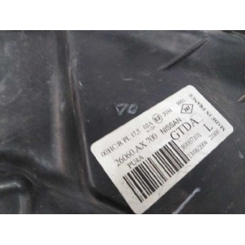 Recambio de faro izquierdo para nissan micra (k12e) 1.2 cat referencia OEM IAM 26060AX700 SOPORTE ROTO 89007101