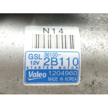 Recambio de motor arranque para kia carens iv 1.6 gdi referencia OEM IAM 361002B110 1204960 