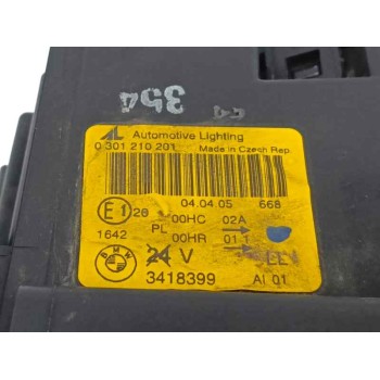 Recambio de faro izquierdo para bmw x3 (e83) 2.0 d referencia OEM IAM 3418399 0301210201 