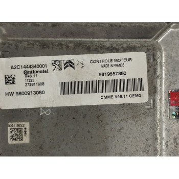 Recambio de centralita motor uce para opel crossland x 1.2 referencia OEM IAM 9800913080  