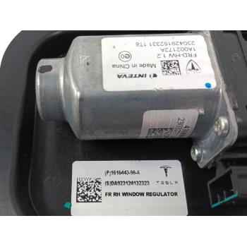 Recambio de elevalunas delantero derecho para tesla model 3 (5yj3) ev referencia OEM IAM 161644398A  