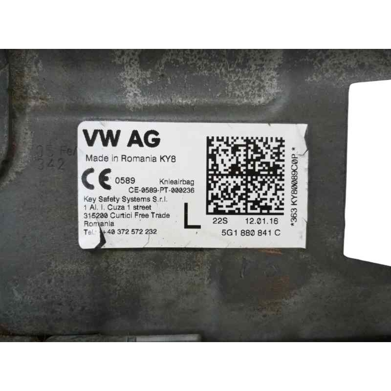 AIRBAG DELANTERO IZQUIERDO DE RODILLAS