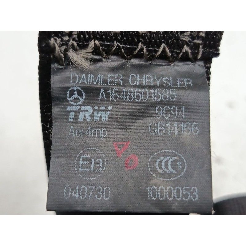 CINTURON SEGURIDAD TRASERO IZQUIERDO