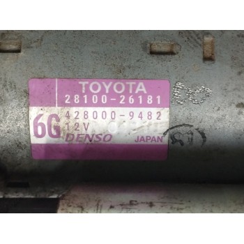 Recambio de motor arranque para toyota rav 4 2.2 d-4d cat referencia OEM IAM 2810026181 4280009482 