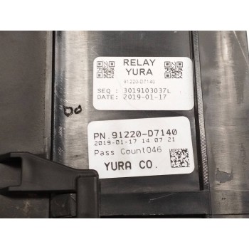 Recambio de caja reles / fusibles para hyundai tucson 1.6 cat referencia OEM IAM 91220D7140  
