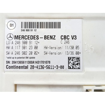 Recambio de modulo electronico para mercedes-benz clase b (w246) 1.5 cdi cat referencia OEM IAM A2469009112 A1179012300 