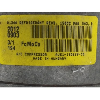 Recambio de compresor aire acondicionado para ford c-max 1.6 16v ti-vct cat referencia OEM IAM AV6119D629CB R134A 